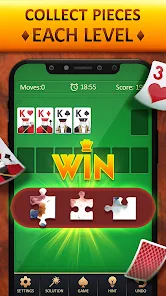 Solitaire Adventure Mod ဖန်သားပြင်ဓာတ်ပုံ 1