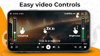 ZMPlayer: HD Video Player app Captura de pantalla 2