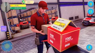 Food Delivery Boy Bike Game 3D Capture d'écran 4