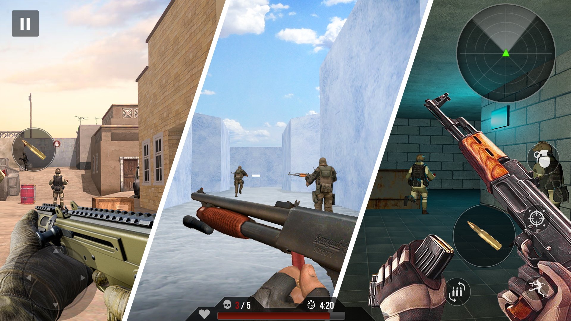 FPS Encounter Shooting Games Screenshot 2