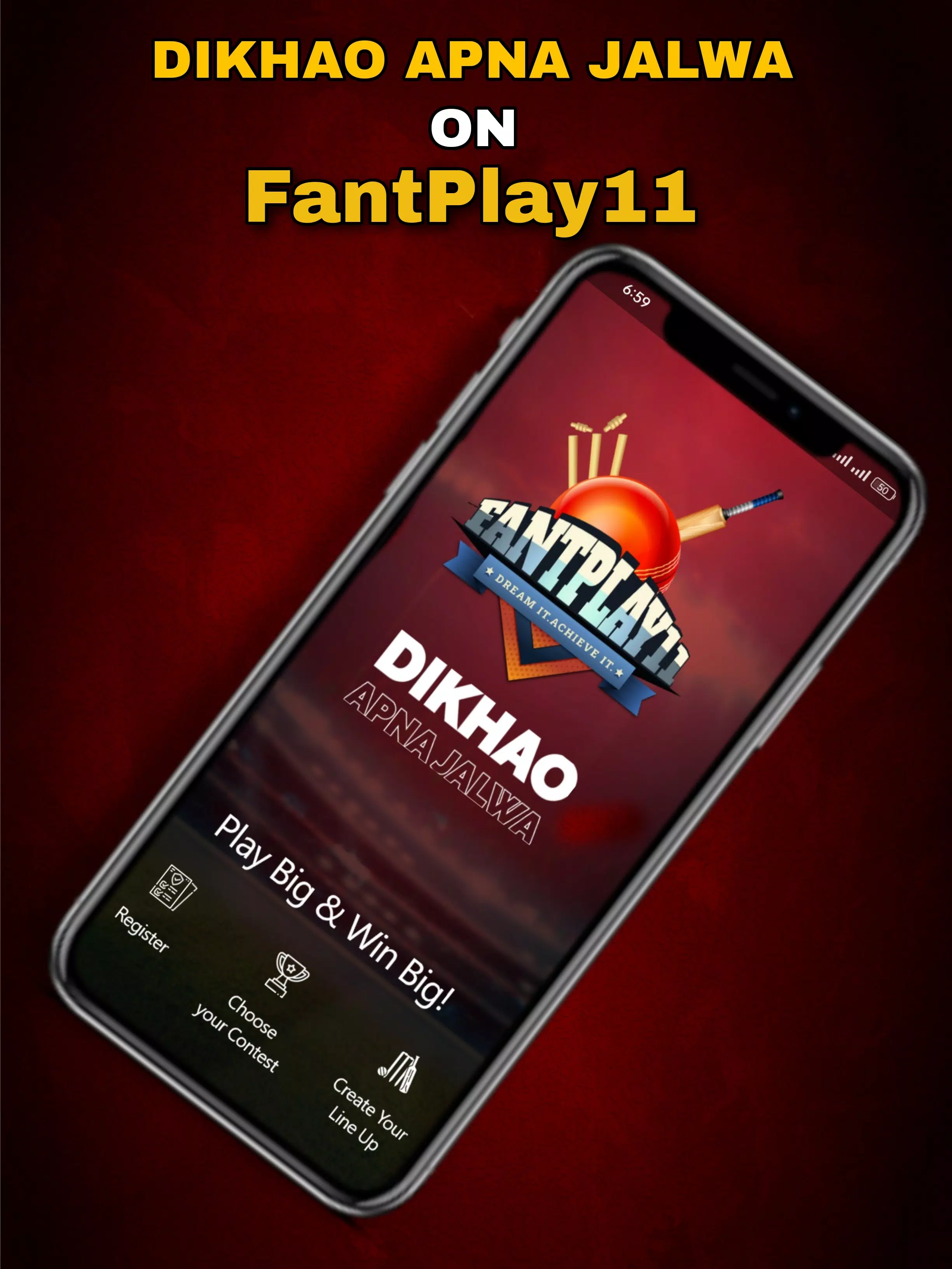 FantPlay11:Fantasy Cricket App Capture d'écran 1