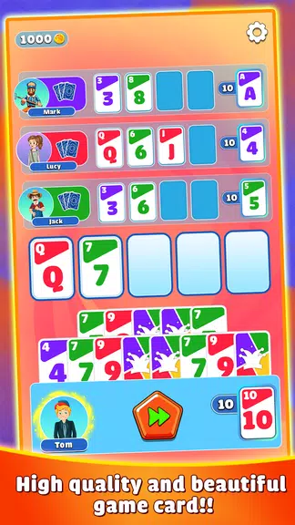 Skip 10 - Card Game Captura de pantalla 1