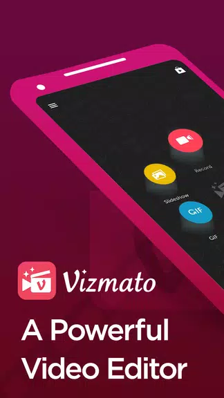 Vizmato - Video editor & maker Tangkapan skrin 1