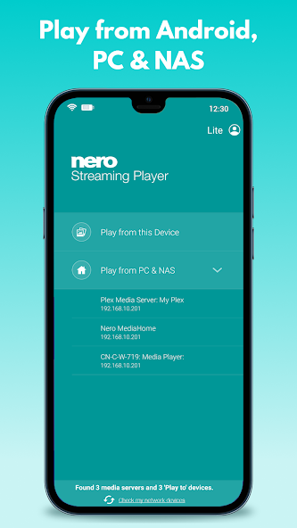 Nero Streaming Player Captura de pantalla 2