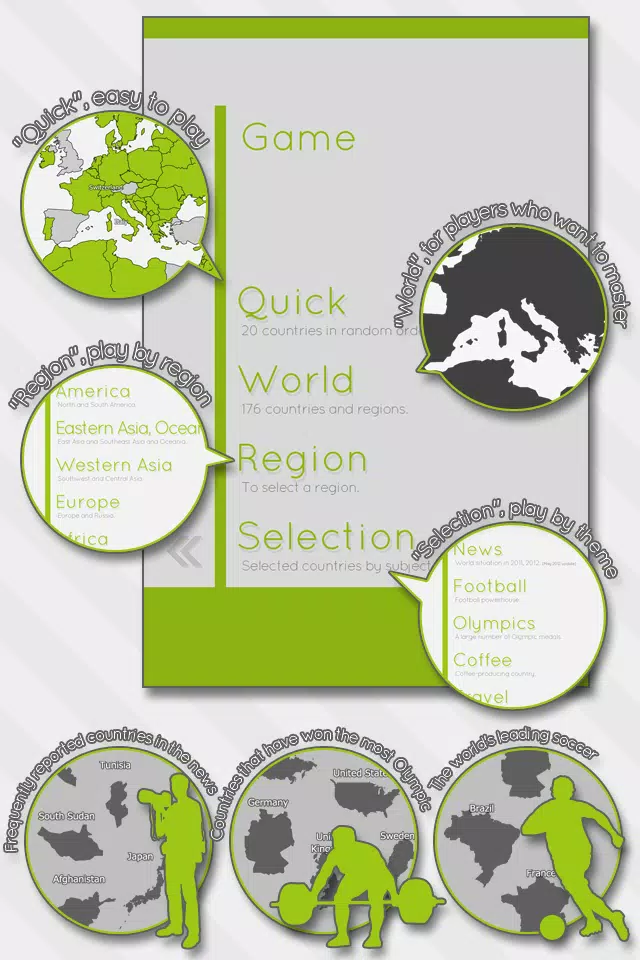 E. Learning World Map Puzzle Screenshot 2