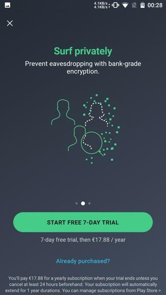 AVG Secure VPN Screenshot 4