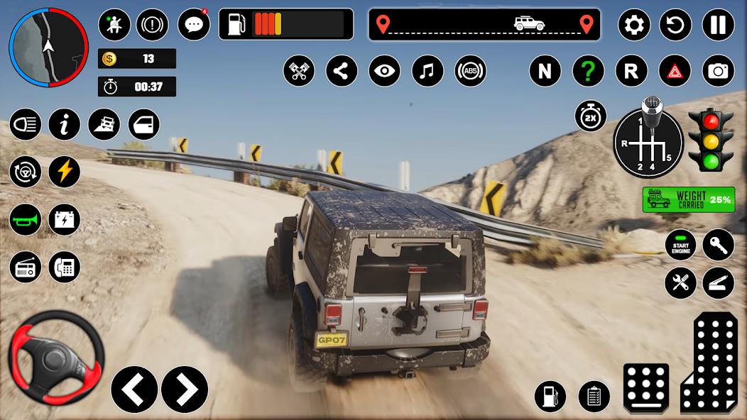 Offroad Jeep Driving & Parking Mod Screenshot 2