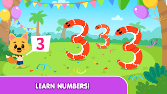 Numbers learning game for kids Captura de tela 2