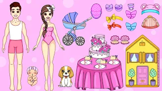 Chibi Dolls Dress Up DIY Games ภาพหน้าจอ 1