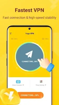 Yoga VPN -Secure Proxy VPN Tangkapan skrin 1