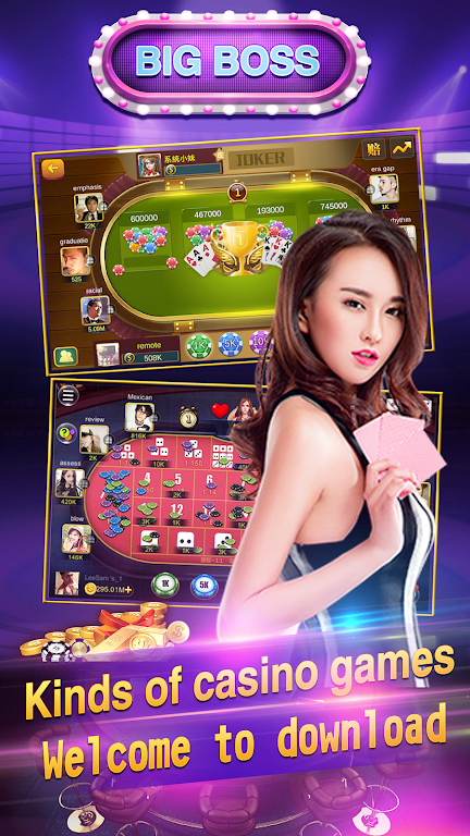 Big Boss Online-free poker app(baccarat,blackjack)應用截圖第3張