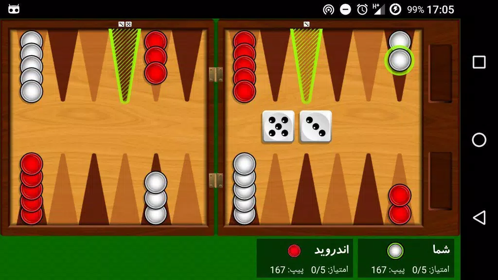 تخته نرد حرفه ای Screenshot 1