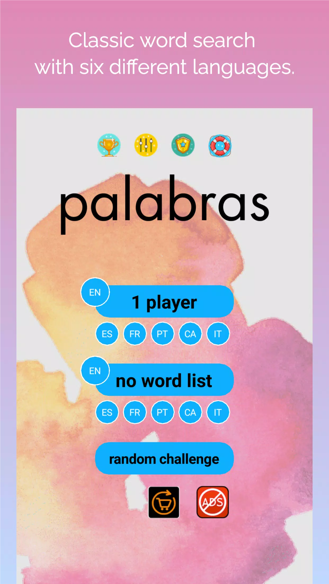 busca palabras: sopa de letras スクリーンショット 1