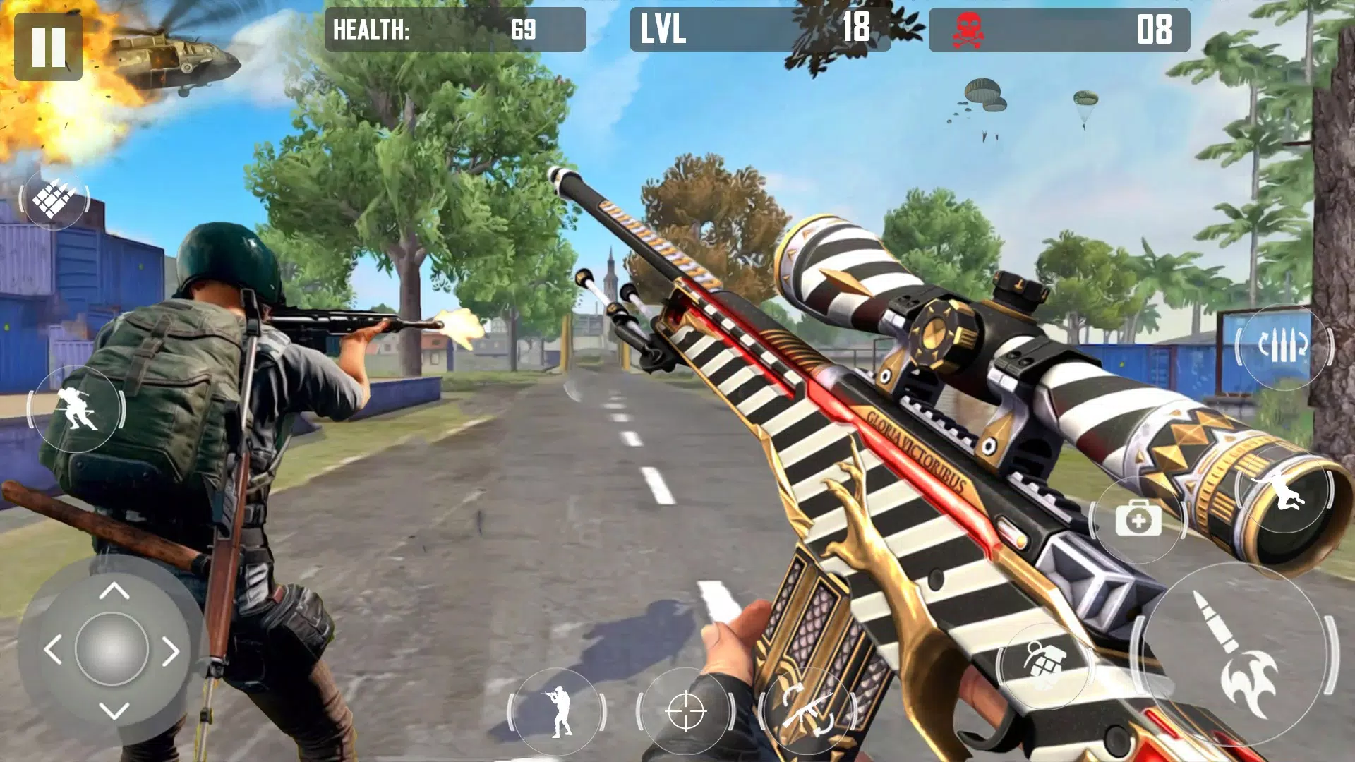 Squad Fire Gun Games - Battleg スクリーンショット 4