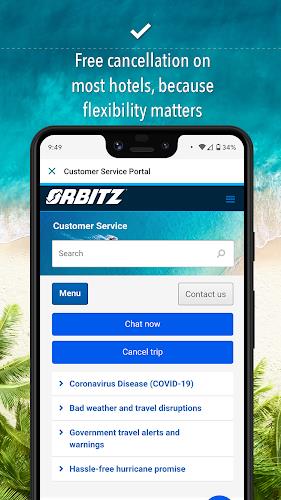 Orbitz Hotels & Flights Скриншот 2