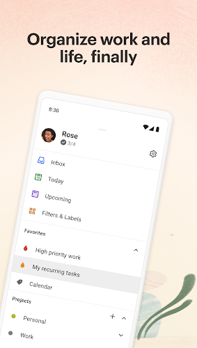 Todoist: to-do list & planner Screenshot 1