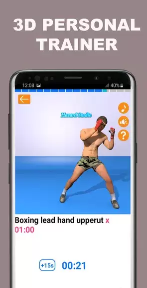 Kickboxing fitness Trainer Capture d'écran 4