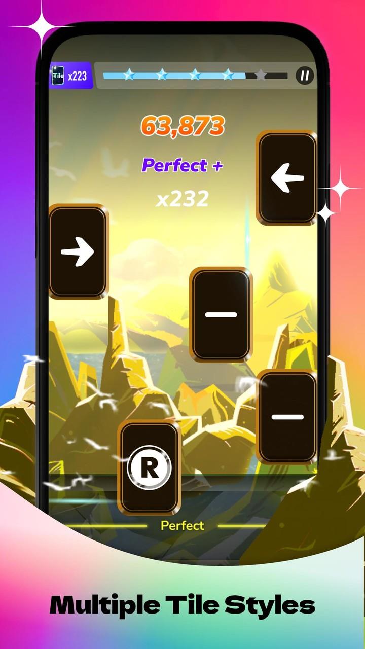 Rhythm Rush-Magic Piano Tiles Screenshot 1