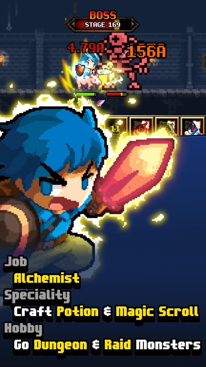 Dungeon & Alchemist Pixel RPG Ảnh chụp màn hình 1