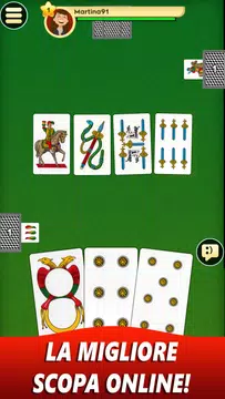 Scopa Online - Gioco di Carte Ekran Görüntüsü 1