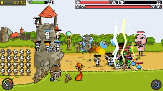 Grow Castle Tower Defense Schermafbeelding 2