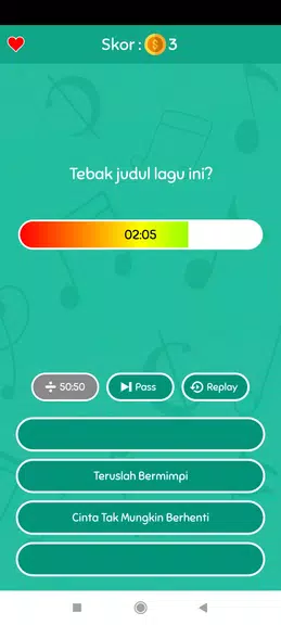 Game Tebak Lagu Captura de pantalla 3