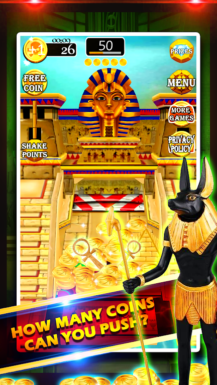 Gold of King Pharaoh Egypt - Coin Party Dozer Screenshot 3