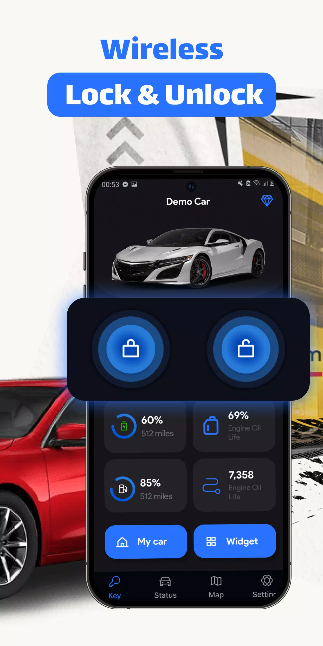 Car Key: Smart Car Remote Lock Capture d'écran 2