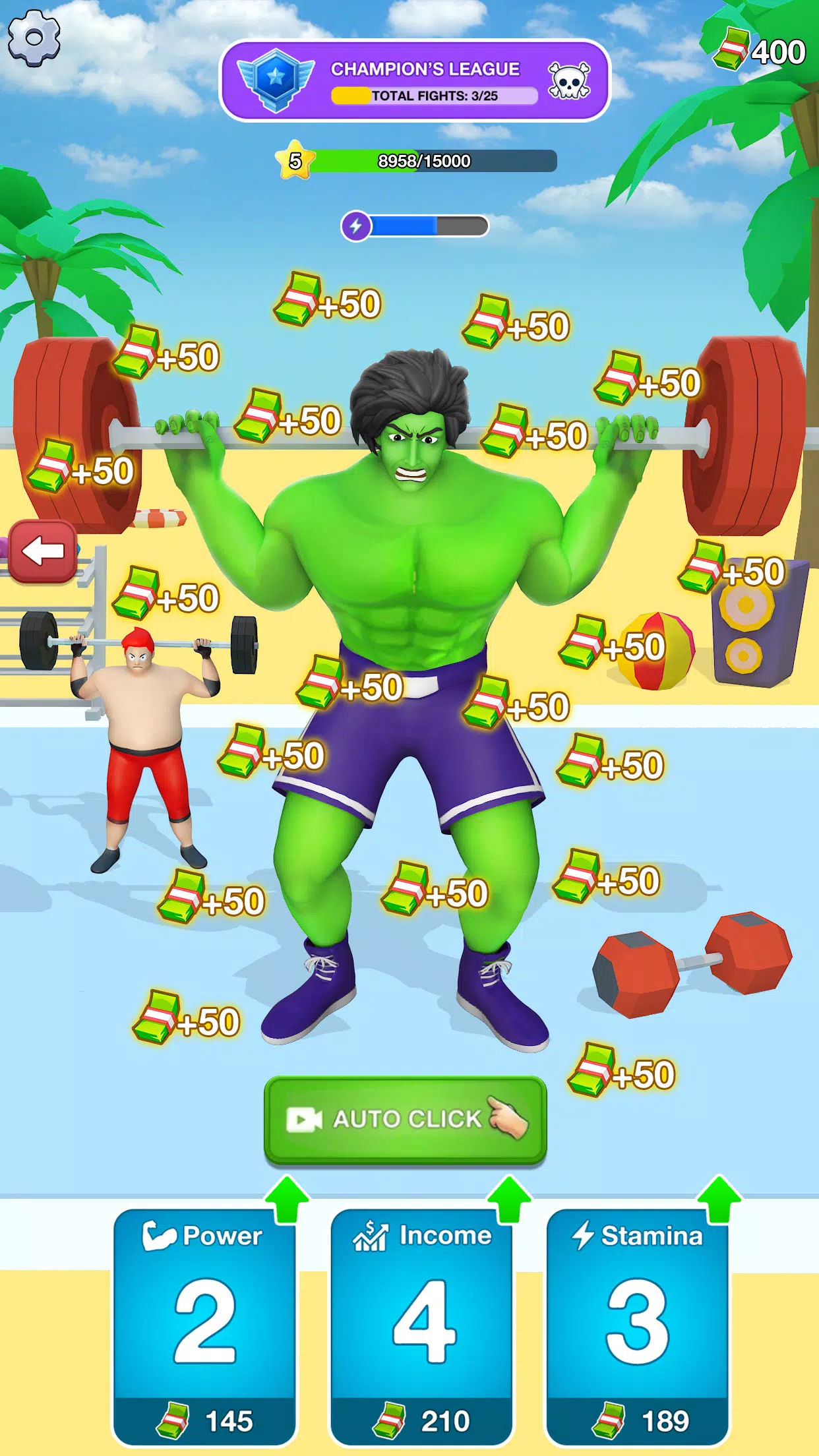 Gym Clicker Hero: Idle Muscles Скриншот 3