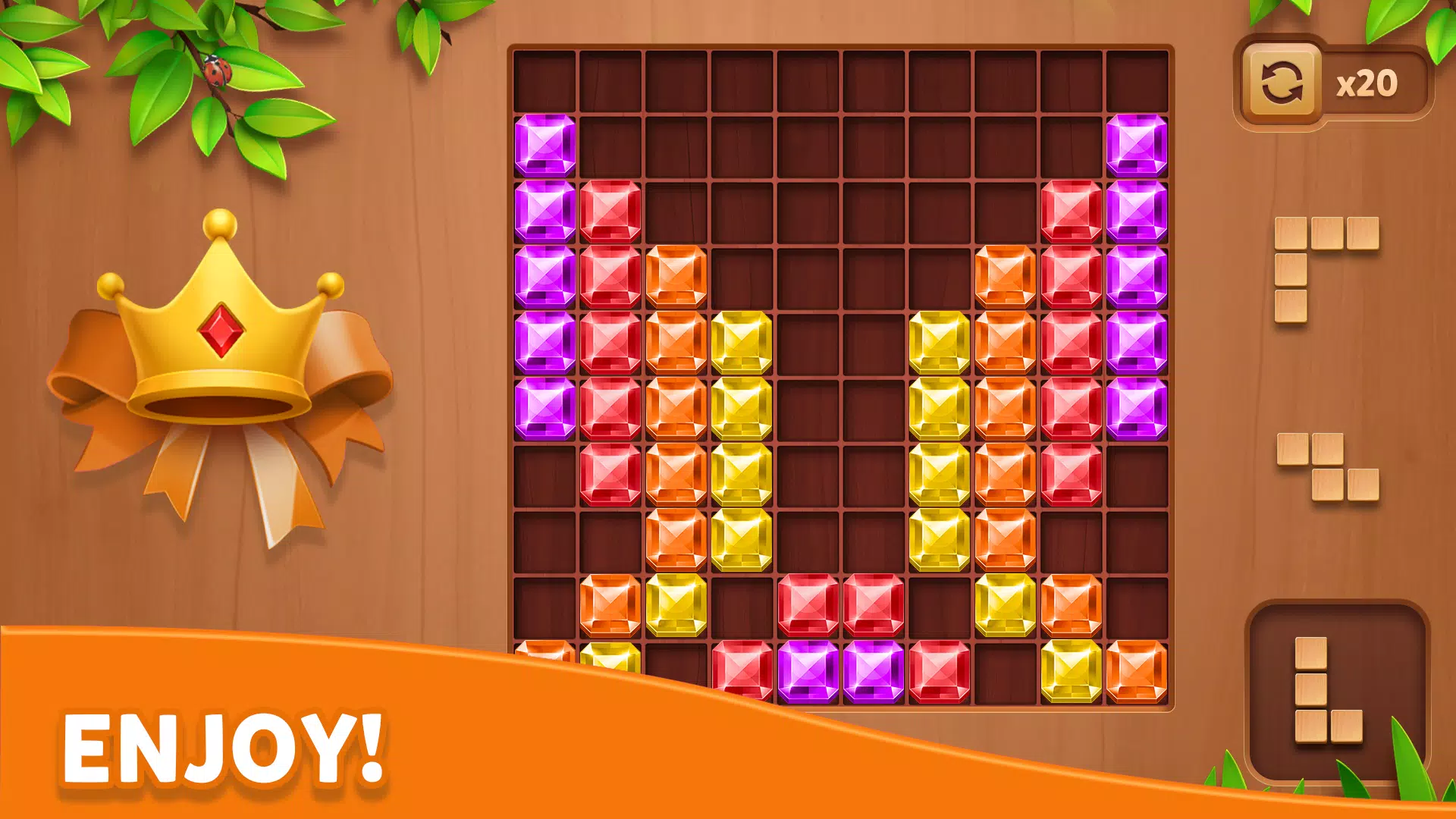 Cube Block - Woody Puzzle Game Скриншот 4