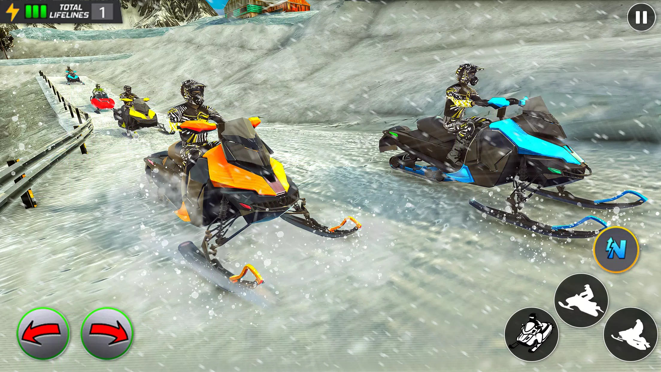 Crazy Skills Snowcross Games Скриншот 1