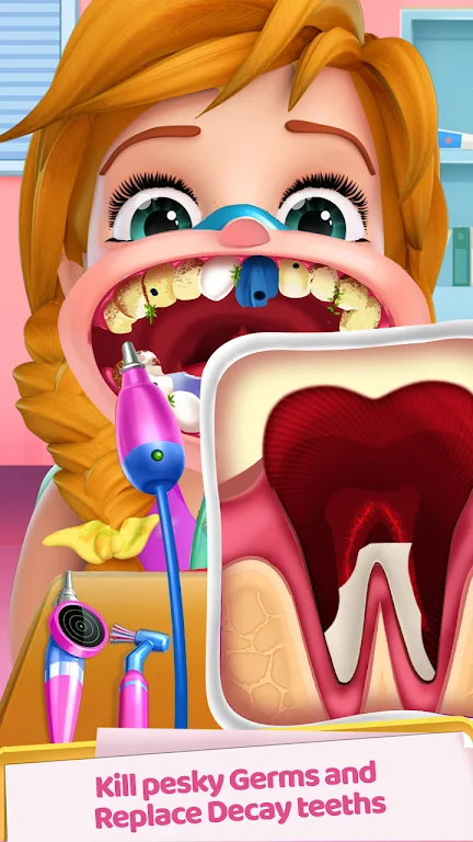 Crazy Dentist Fun Doctor Games Скриншот 3