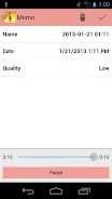 Audio Memos Free應用截圖第1張