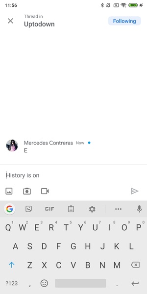 Google Chat Captura de tela 2