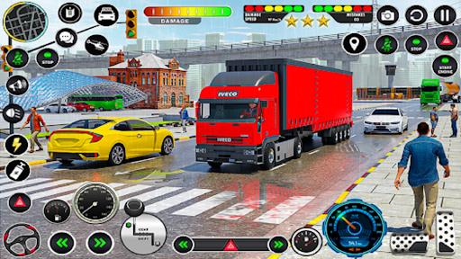 Crazy Truck Transport Car Game Schermafbeelding 2