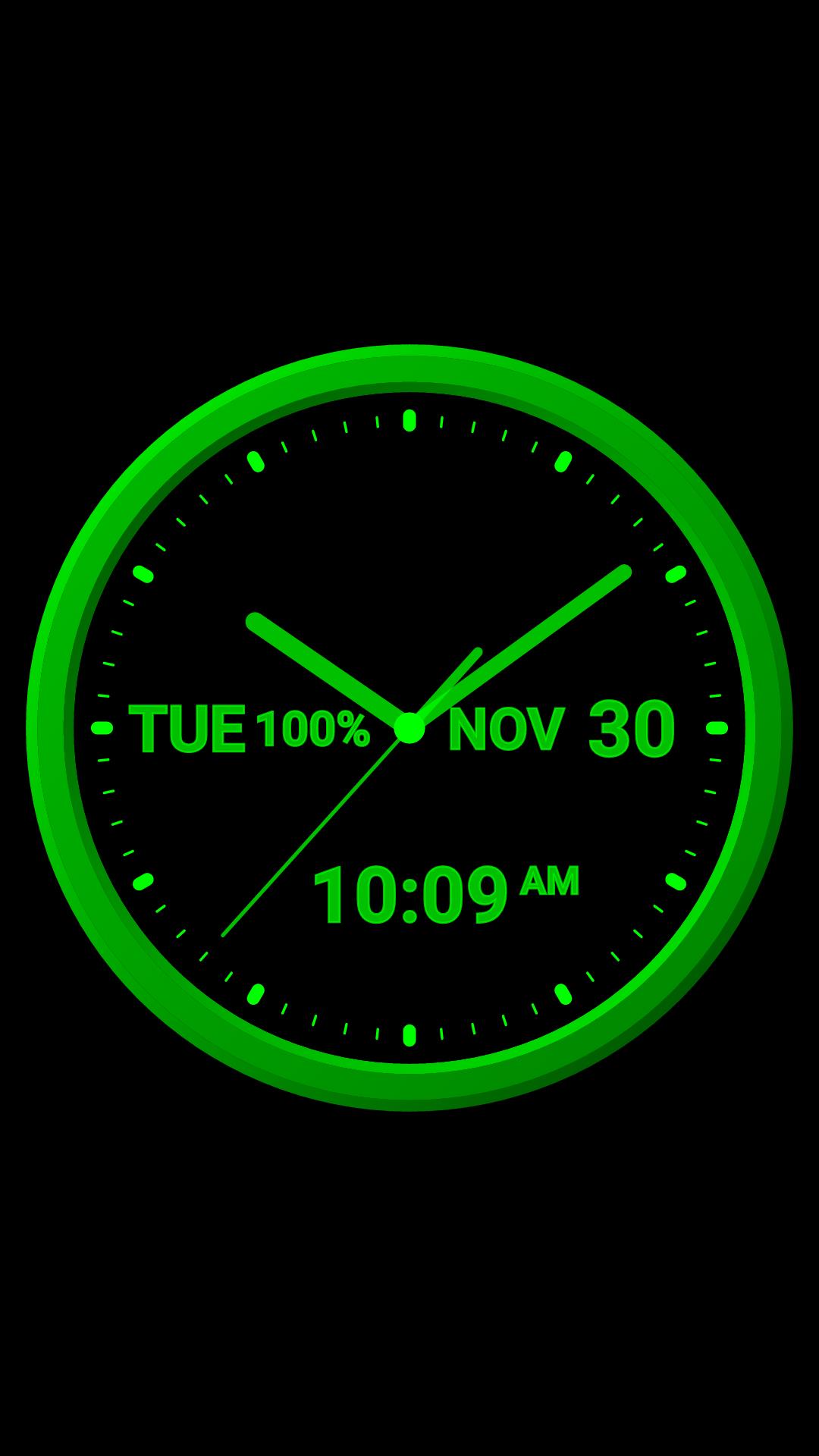 Analog Clock-7 Mobile Screenshot 2