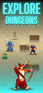 Dunidle: Pixel Idle RPG Games ภาพหน้าจอ 1