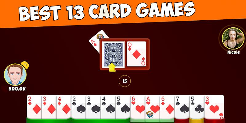 Rummy Offline 13 Card Game Ekran Görüntüsü 3