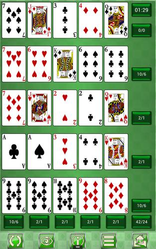 Poker Solitaire スクリーンショット 1