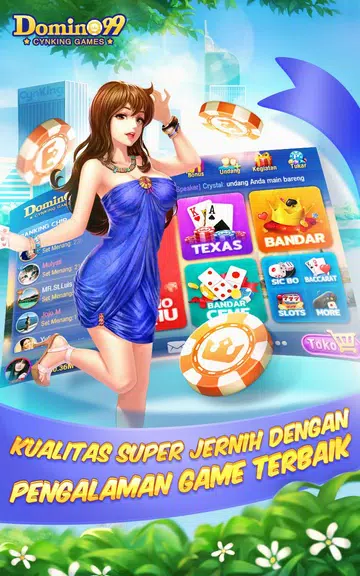 Domino QiuQiu Free - No. 1 di Indonesia Captura de pantalla 1