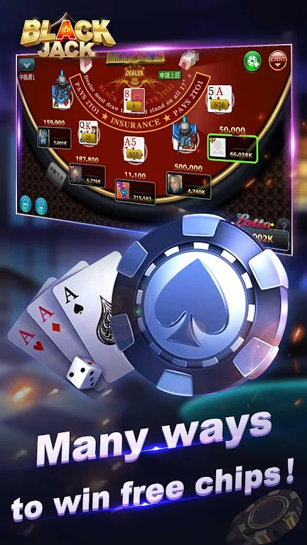 Blackjack 21-Free online poker game-jackpot casino Screenshot 3