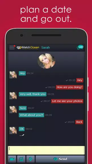 Free Dating App & Flirt Chat - MatchOcean Ảnh chụp màn hình 2