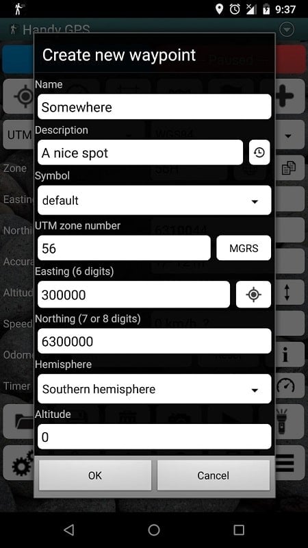 Handy GPS Capture d'écran 2