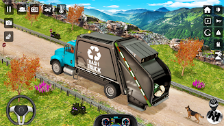 Trash Truck Games Simulator 3D Скриншот 2