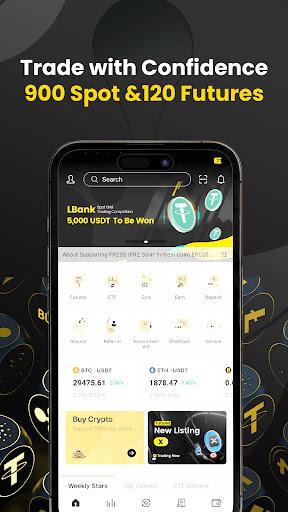 LBank - Buy Bitcoin & Crypto ဖန်သားပြင်ဓာတ်ပုံ 1