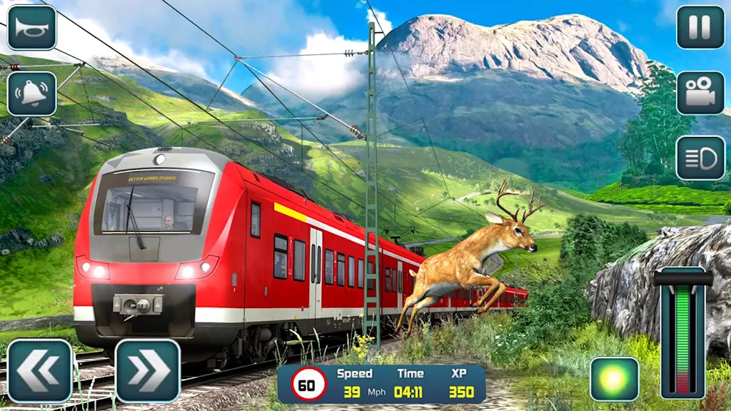 Euro Trem Condutor Trem Jogos Captura de tela 3