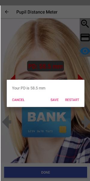 Pupil Distance Meter Capture d'écran 3