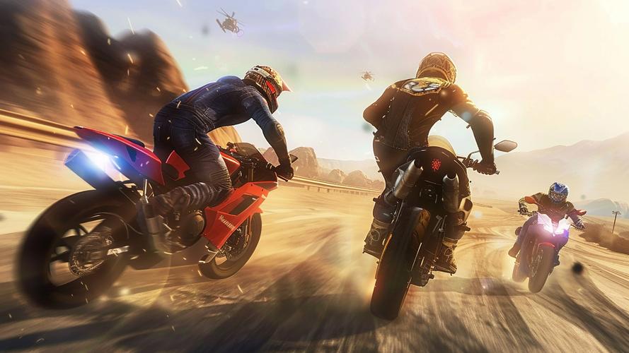 Highway Bike Attack Race Game应用截图第3张