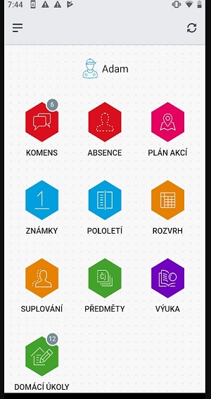 Bakaláři OnLine Ekran Görüntüsü 1