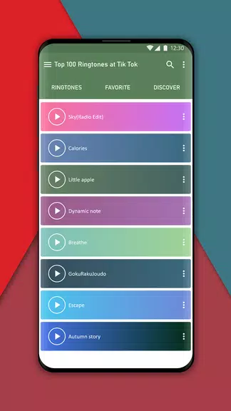 Schermata Top 100 Tik Tok Ringtones 4